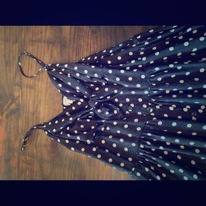 Xhiliration Target retro polka dot midi dress